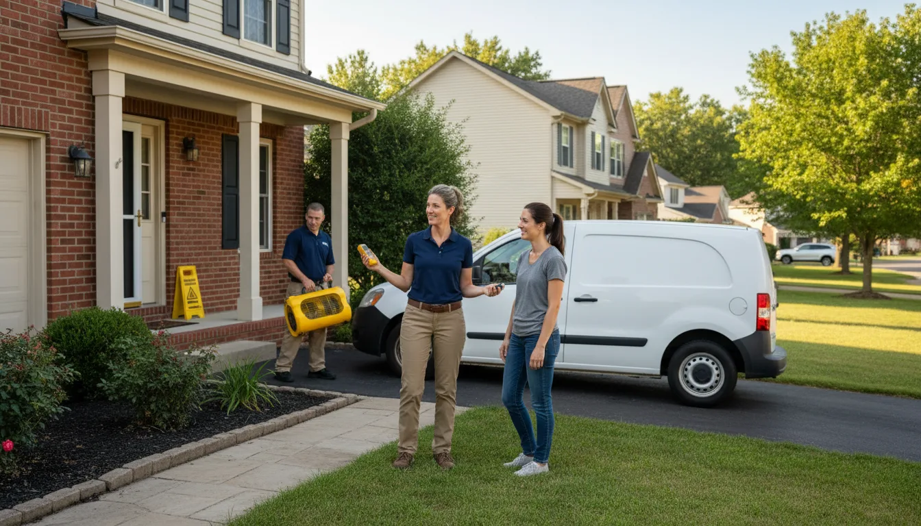 Water restoration image for Dehumidification And Cleanup Services in Faber, VA